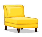 P&B Summer Yellow Chair