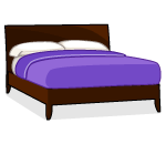 P&B Summer Purple Bed