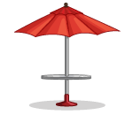 Backyard Umbrella Table