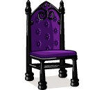 Gothic Purple Chair