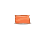 P&B Summer Orange Pillow