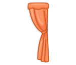 P&B Summer Orange Drape