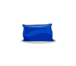 P&B Patriotic Blue Pillow