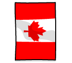 Canadian Wall Flag