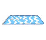 Blue Squiggle Rug