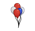 Very Patriotic Balloons