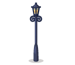 Iron Street Lamp