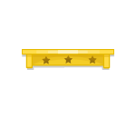 Yellow Star Shelf