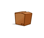 Dark Cardboard Box