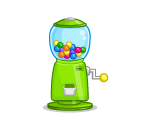 Green Gumball Machine