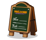 Restaurant Welcome Sign