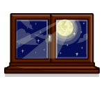 Moonlit Window