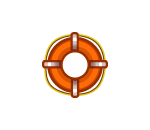 Orange Lifesaver