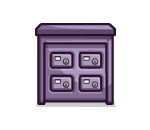 Purple Metal Coin Locker