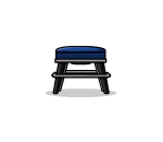 Blue Studio Stool