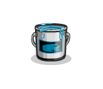 Bright Blue Paint Bucket