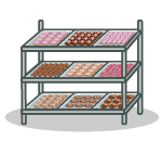 Bakery Sweets Stand