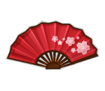 Giant Red Wall Fan