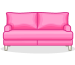 Pleasantly Pink Couch