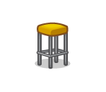 Yellow Tattoo Stool