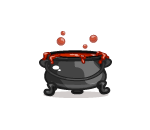 Red Bubbling Cauldron