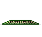 Green Keyboard Rug