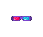 Purple 3D Glasses