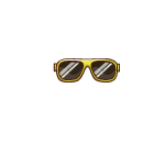 Snazzy Yellow Rimmed Sunglasses