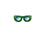 Funky Green Glasses
