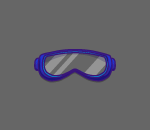 Trusty Blue Ski Goggles