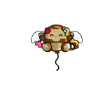 Cupid Monkey Balloon