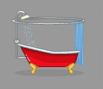 Plushie-sized Bathtub