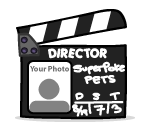 Directors Clapboard Photo Frame