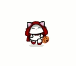 Little Red Riding Kitty Plushie