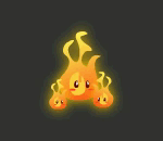 Flaming Fire Ball Trio