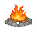 Flaming Fire Pit