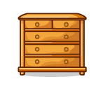 Cabin Dresser Drawers