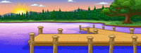Fishing Dock at Sunrise