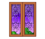 Victorian Dusky Window