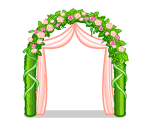 Rose Wedding Flower Arch