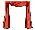 Rubious Satin Curtain