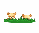 Mischievous Temple Lion Cubs