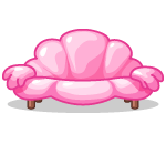 Pink Fluffy Sofa