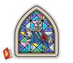 Camelot Stained Glass Window