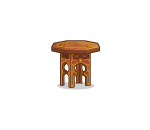 Elaborate Wooden Side Table