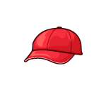 Red Track and Field Cap