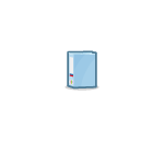 Blue English Binder