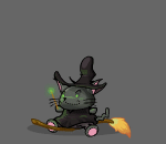 Conjuring Witch Cat