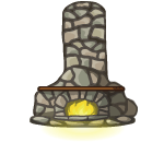 Little Cozy Brick Fireplace