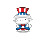 Patriotic Day Kitty Plushie